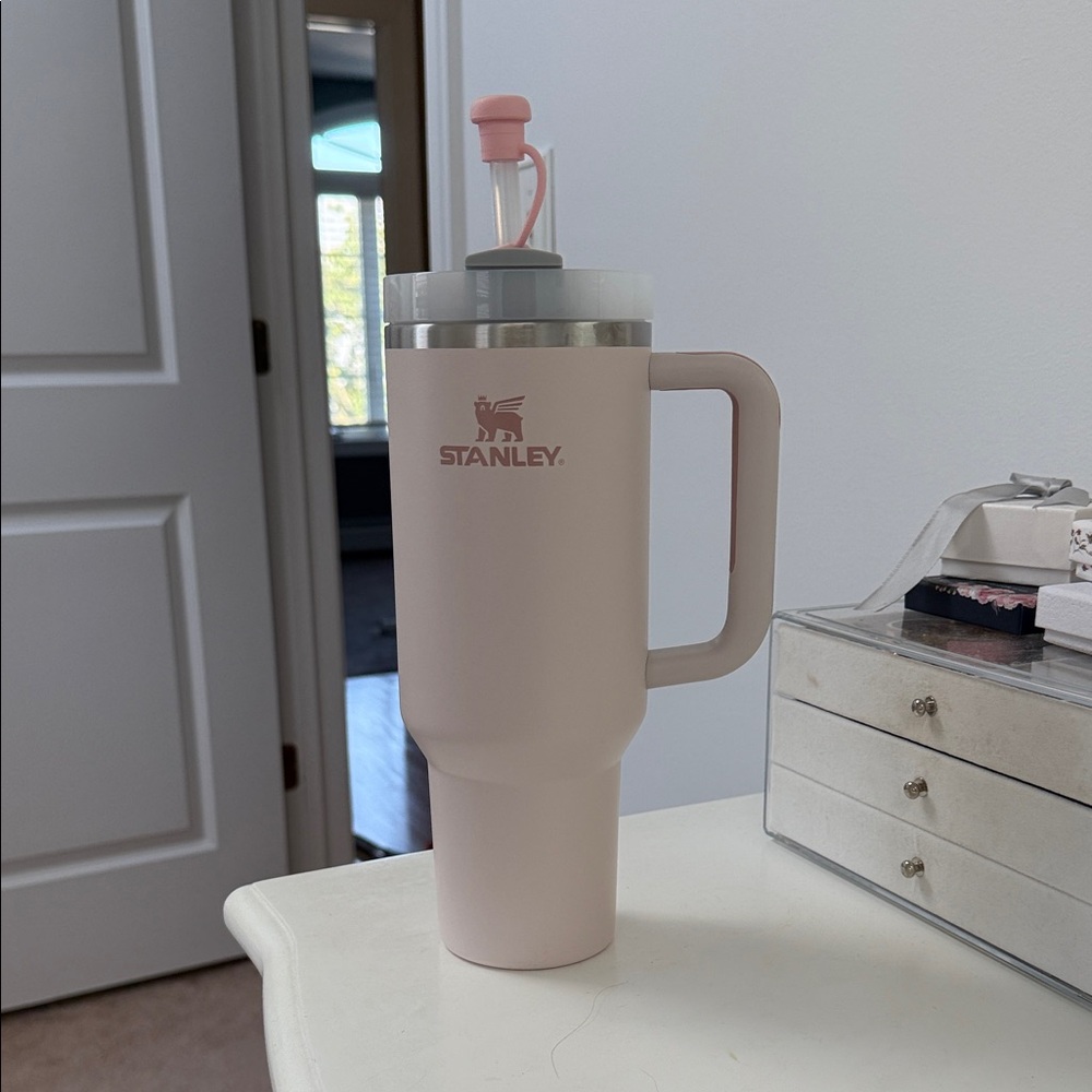 Stanley Baby Pink Travel Tumbler 40oz